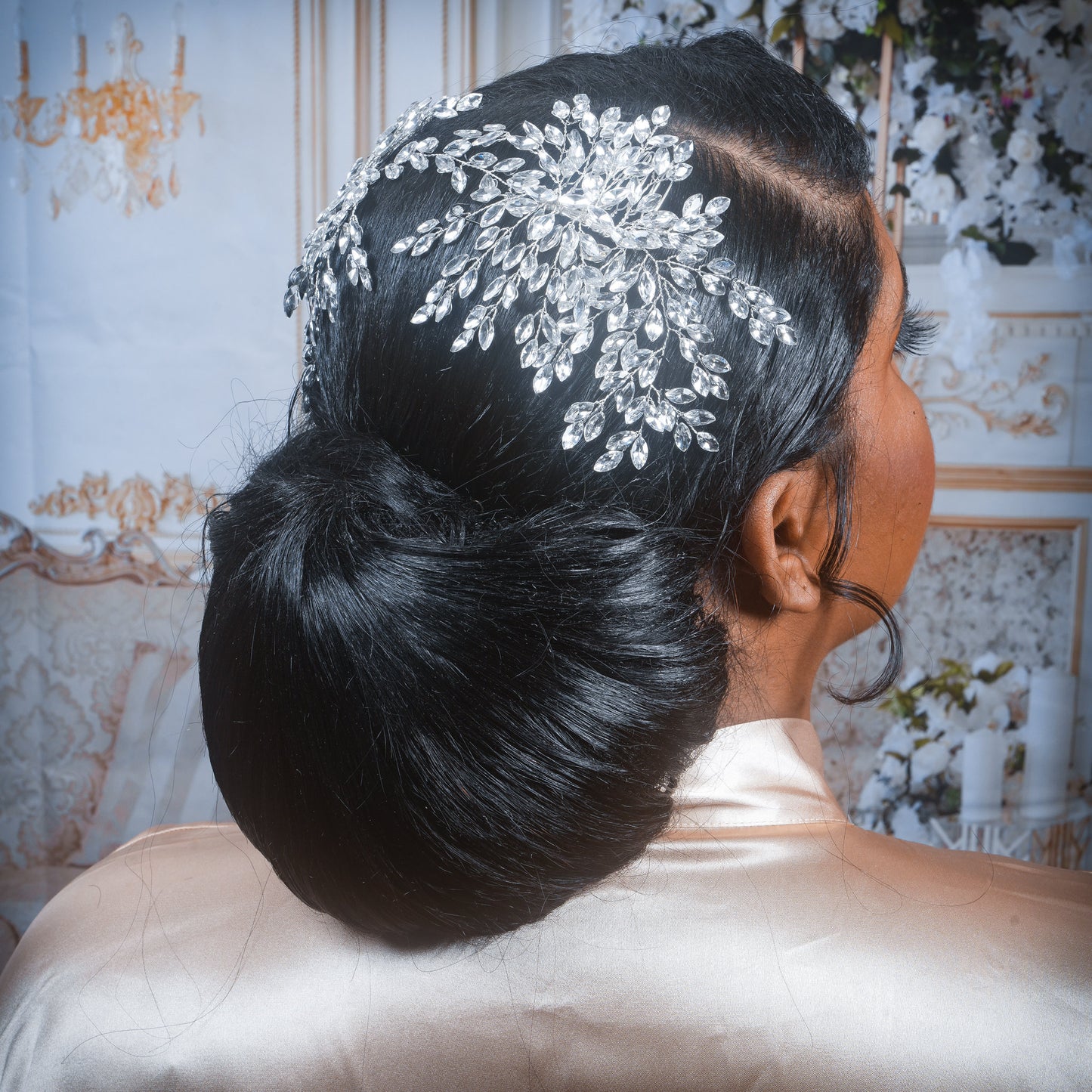 Bridal Tiara Crystal Tiara Crystal Bridal Hair piece Crystal Bridal Hair Accessory Statement Headpiece Wedding Hair piece Wedding Tiara
