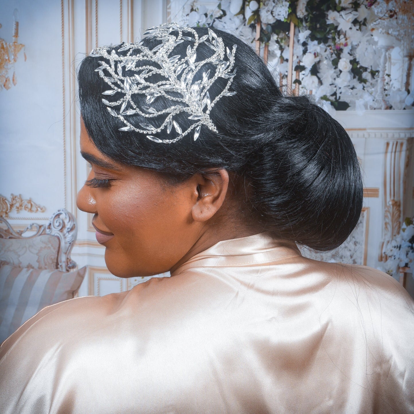 Crystal Tiara Bridal Headband Crystal Wedding Tiara Bridal Hair piece Bridal Headpiece Wedding Hair accessory Crystal Bridal Tiara