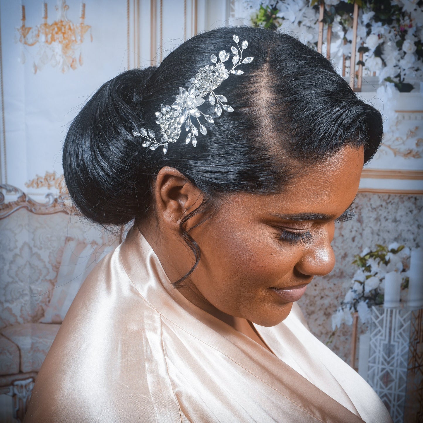 Crystal Wedding hair comb Wedding hair piece Wedding Hair Accessories Bridal Hair Accessories Crystal Bridal Hair vine Quinceanera Jewelry