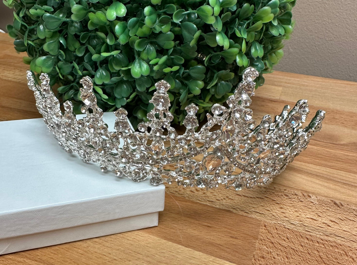 Bridal Tiara Crystal Crown Silver Crystal Tiara Princess Hair Piece Wedding Tiara Wedding Crown Crystal Bridal Headband Crystal Headpiece