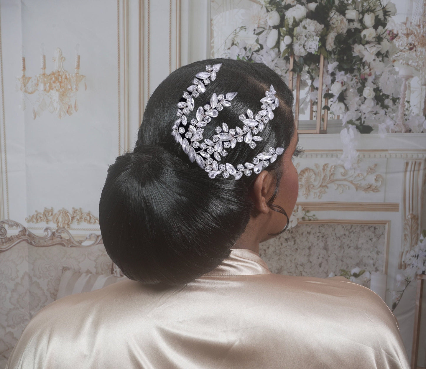 Crystal Bridal hair piece Wedding hair piece Wedding Hair Accessories Bridal Hair Accessories Crystal Bridal Hair Comb Quinceanera Jewelry