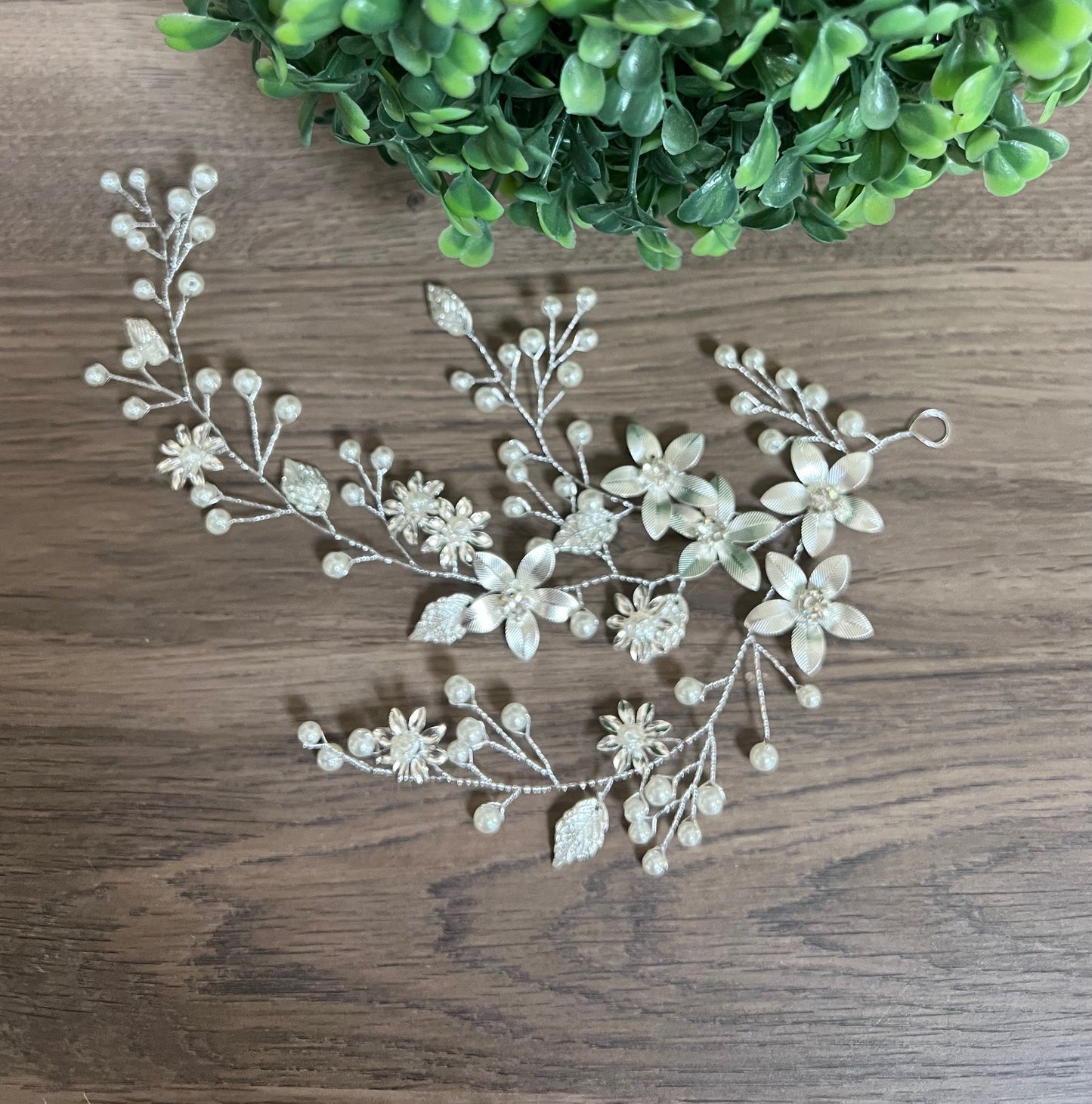 Floral Hair piece Bridal Hair Piece Bridal Hair Vine Floral Wedding Crown Wedding Headpiece Bridal Hair Accessory