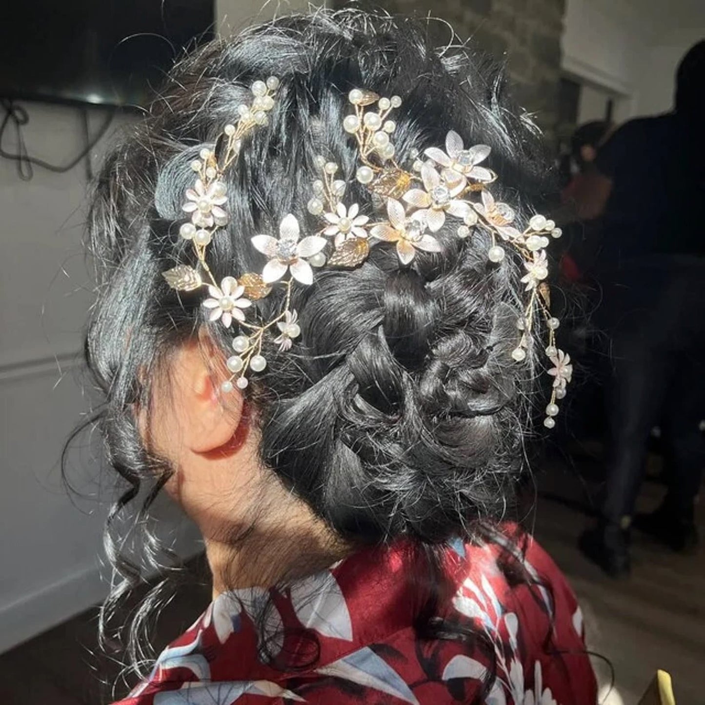 Floral Hair piece Bridal Hair Piece Bridal Hair Vine Floral Wedding Crown Wedding Headpiece Bridal Hair Accessory