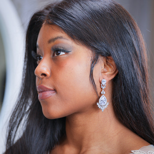 Chantel - Chandelier Wedding Earrings