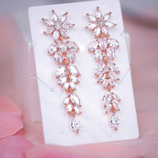 Destiny - Crystal Wedding Earrings