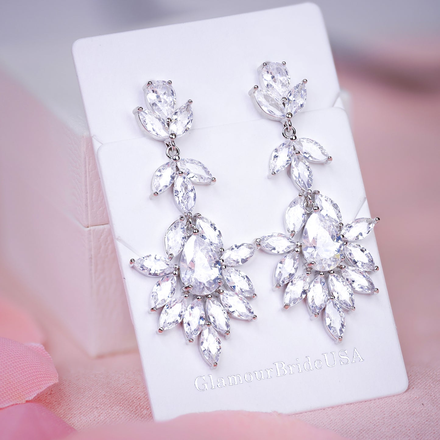 Gabrielle - Crystal Wedding Earrings