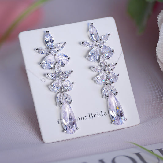 Jada - Crystal Bridal Earrings