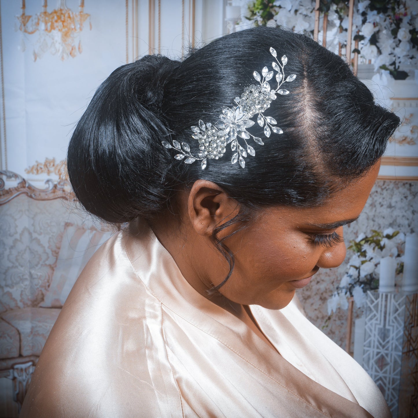 Crystal Bridal hair piece Wedding hair piece Wedding Hair Accessories Bridal Hair Accessories Crystal Bridal Hair vine Quinceanera Jewelry