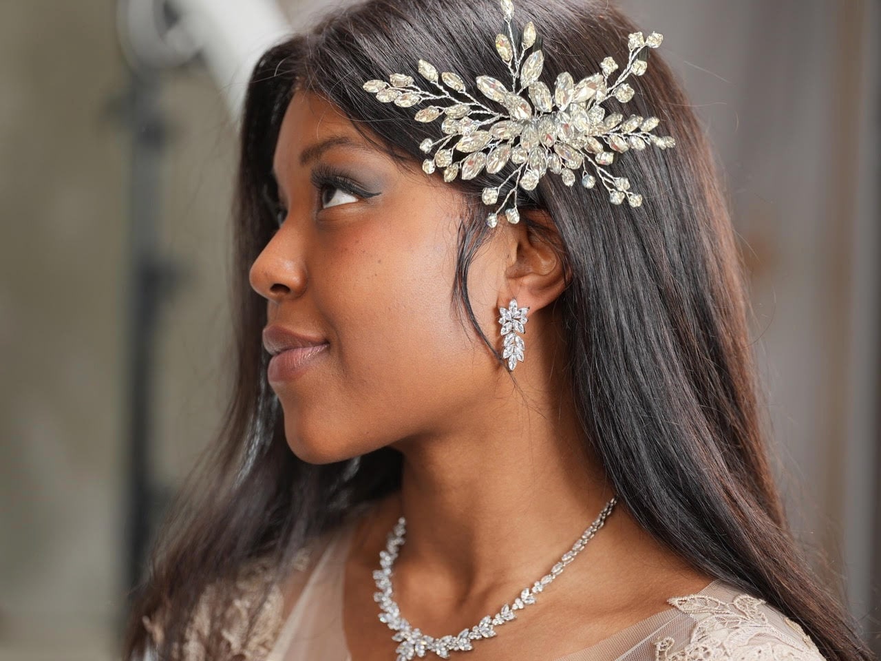 Bridal Hair Piece Crystal Large hair comb Wedding Hair Accessories Bridal Hair Accessory Crystal Bridal Hair clip