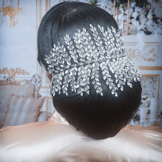 Crystal Hair Piece Wedding Hair Accessory Crystal Bridal Hair Accessory Wedding Hair piece Large Headpiece Wedding Hair Clip Bridal
