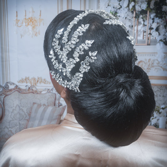 Crystal Tiara Bridal Crystal Hair piece Large Wedding Hair Piece Wedding Headpiece Wedding Crystal Headband Wedding Tiara